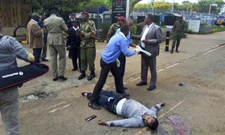 Man shot dead after stabbing guard at US Embassy in Kenya