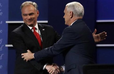 Steady Pence gets wide praise, but Kaine lands jabs on Trump