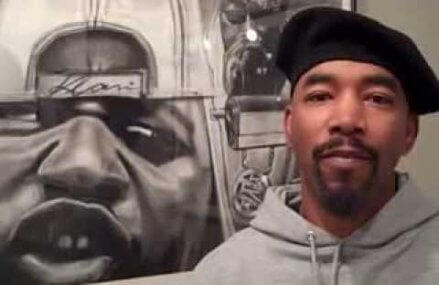 Artist James Pate links Black on Black violence with the KKK