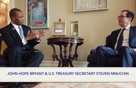 US Treasury Secretary Mnuchin and HOPE Founder John Hope Bryant Speak on Freedman’s Bank Legacy